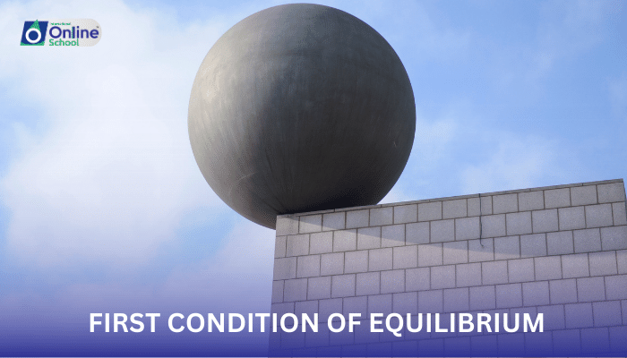Lesson 10: First Condition of Equilibrium